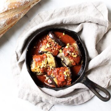 vegan eggplant involtini