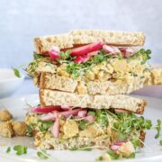 Vegan Chickpea salad sandwich
