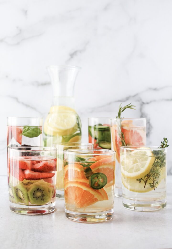 tips for hydration, infuse waters