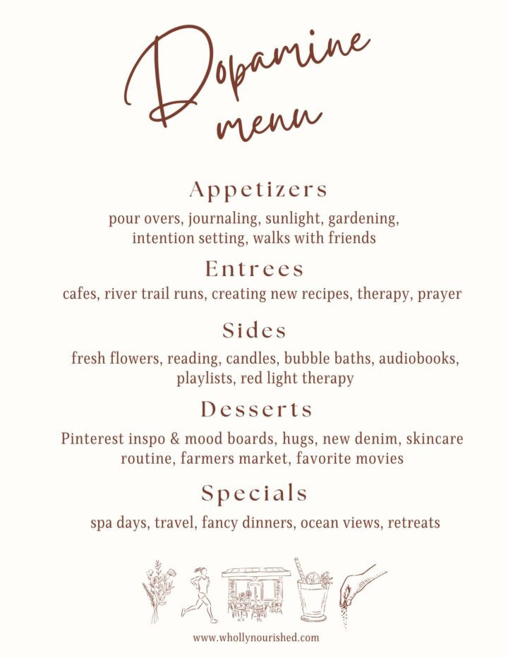 dopamine menu to boost dopamine naturally during perimenopause