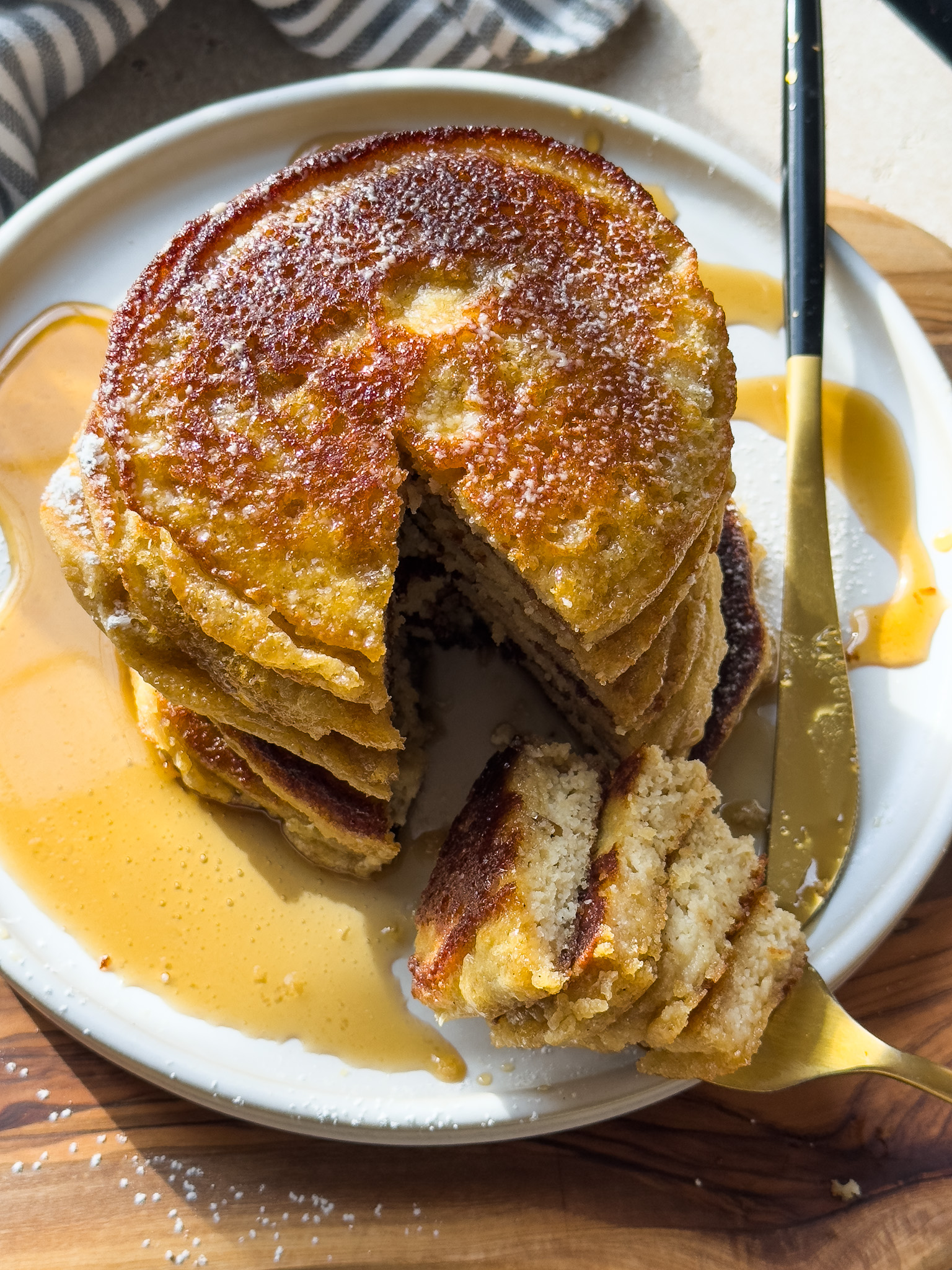 The best fluffy gluten free pancakes